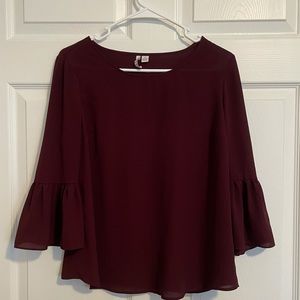 Dressy Shirt with Puff Sleeves